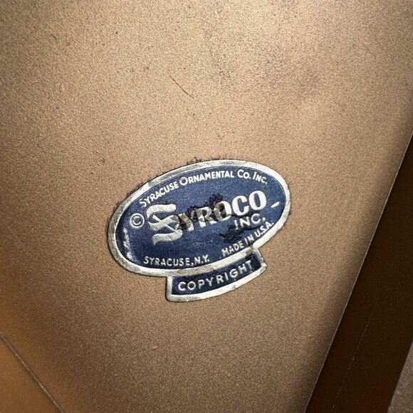 Syroco Set Of 4 Vintage Gold Diamond-Shaped Wall Plaques Ornate Design MCM Decor - Picture 5 of 16